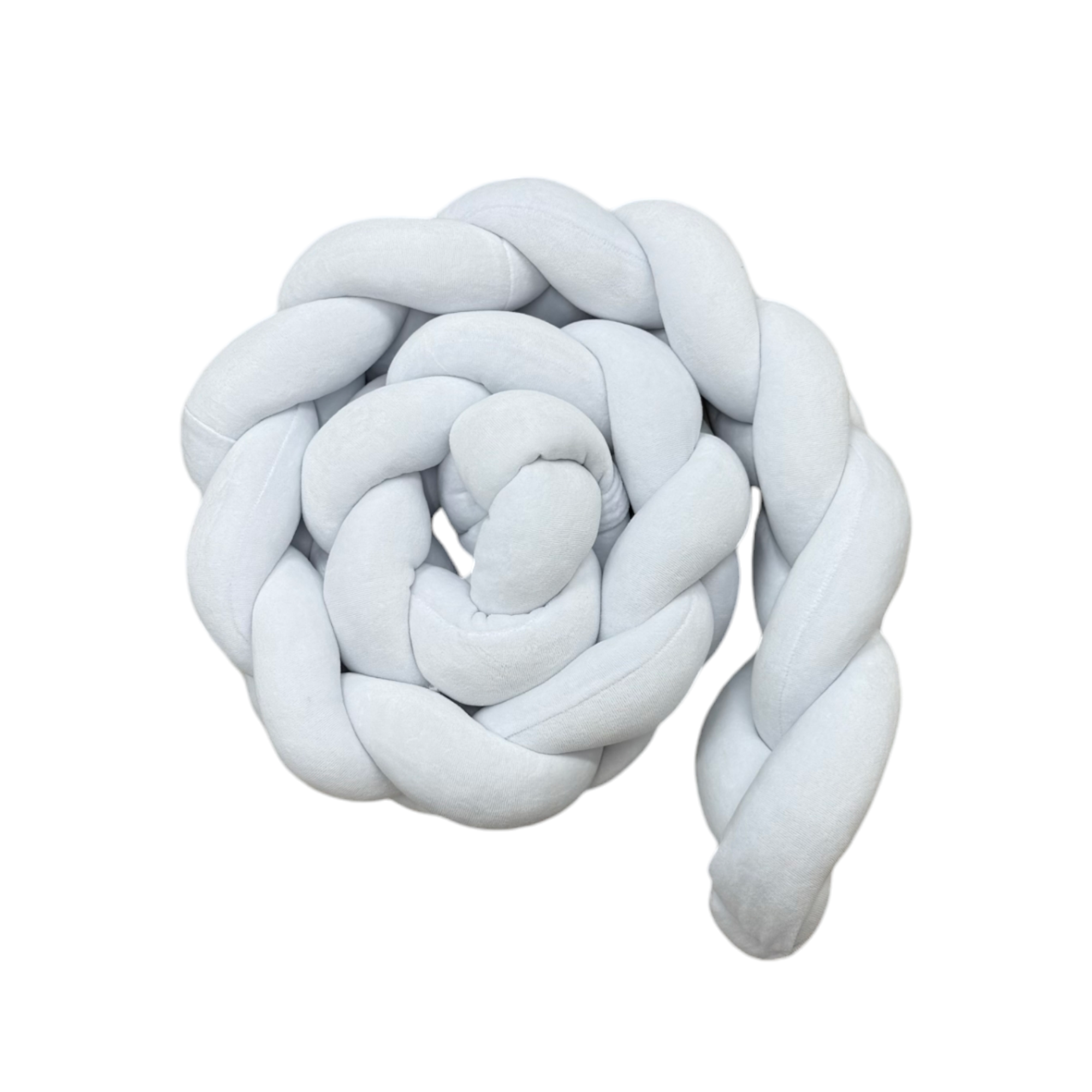 Бортик - косичка №3 120 см White ES