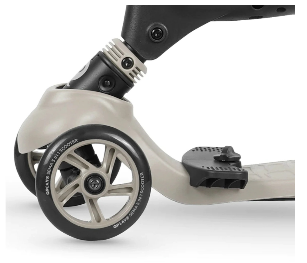 Trotinetă Qplay Sema Beige (00-00630333) - imagine 7