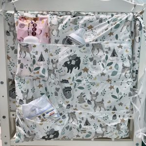 Комплект детской постели 8 элементов "Веселый Лес"  ментоловый Holala Kids - изображение 16