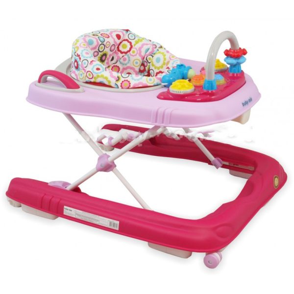 Baby Mix  Ходунки 2-в-1 розовый