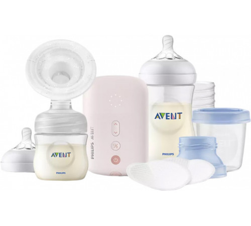 [:ru]Avent Набор для сцеживания, хранения и кормления[:ro]Avent Set pentru exprimarea laptelui matern, depozitare și hrănire[:]