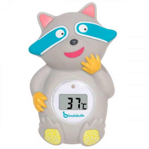 [:ru]Цифровой термометр Badabulle для ванной и помещений[:ro]Termometru 2 in 1 Badabulle pentru baie si camera Racoon[:]
