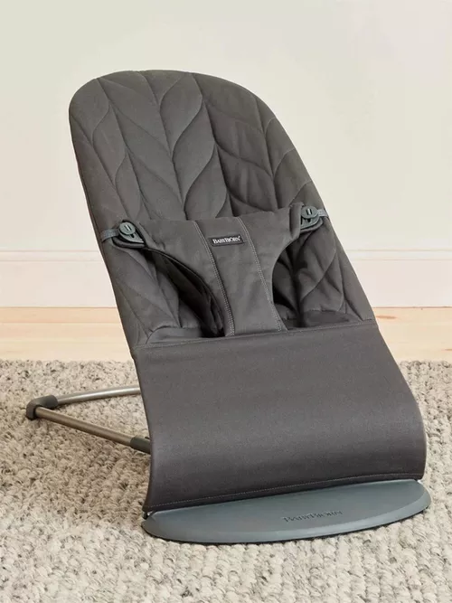 Balansoar BabyBjorn Bliss Anthracite, Bumbac - imagine 2