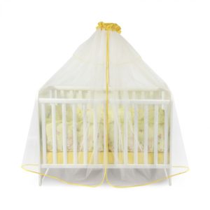 [:ru]Балдахин тюлевый для детской кроватки 480*150 см Lorelli Yellow[:ro]Baldachin din tul pentru pătuț 480*150 cm Lorelli Yellow[:]