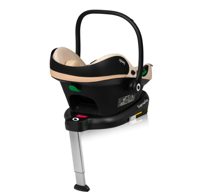 Scoica auto Lionelo Astrid I-Size, 0-13 kg Bej - imagine 7