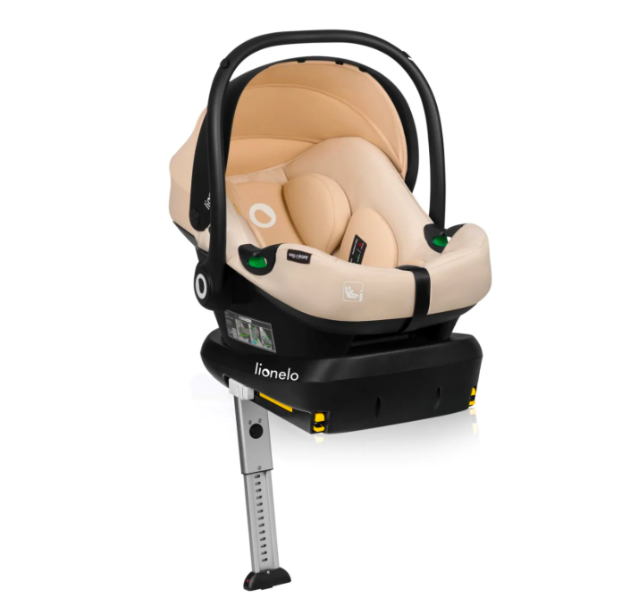 Scoica auto Lionelo Astrid I-Size, 0-13 kg Bej - imagine 9