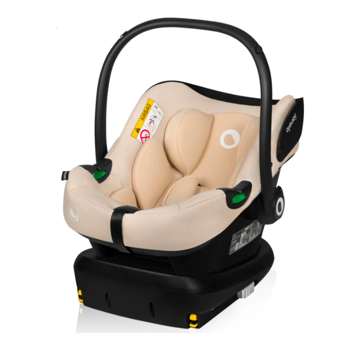 Scoica auto Lionelo Astrid I-Size, 0-13 kg Bej - imagine 5