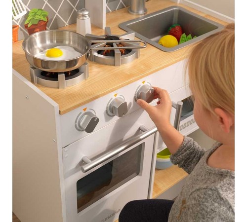 Bucătărie pentru copiii Wooden Play Kitchen - imagine 6