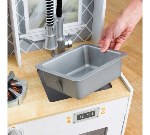 Bucătărie pentru copiii Wooden Play Kitchen - imagine 8