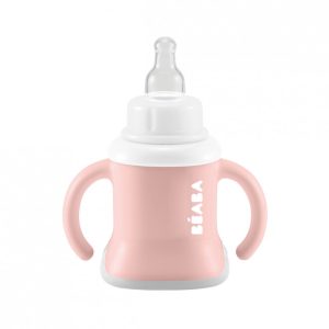 Поильник Beaba 3в1 Evoluclip Розовый B913474
