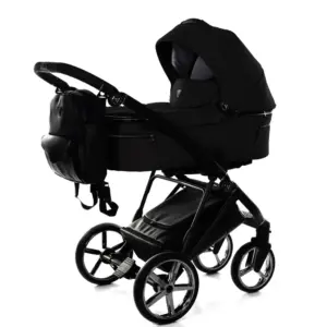 Коляска 2-в-1 Junama AIR TEX – 03 Black - изображение 1