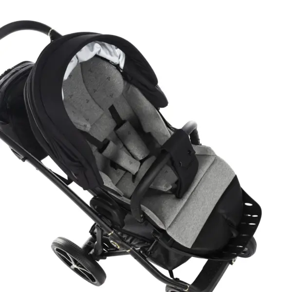 Коляска 2-в-1 Junama AIR TEX – 03 Black