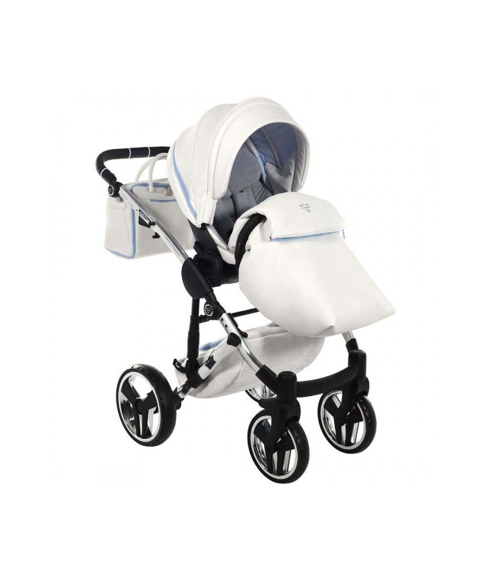 Коляска 2-в-1 Junama Candy – 02 Blue/White — изображение 2