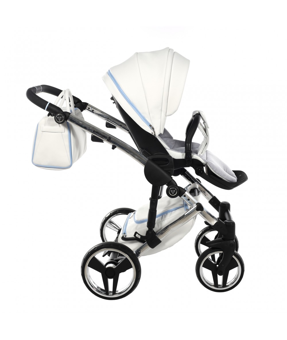 Коляска 2-в-1 Junama Candy – 02 Blue/White — изображение 9