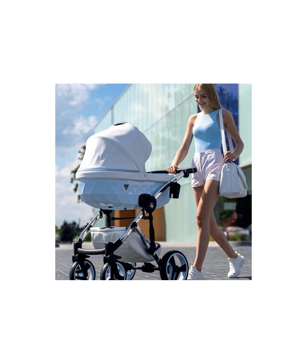 Коляска 2-в-1 Junama Candy – 02 Blue/White — изображение 19