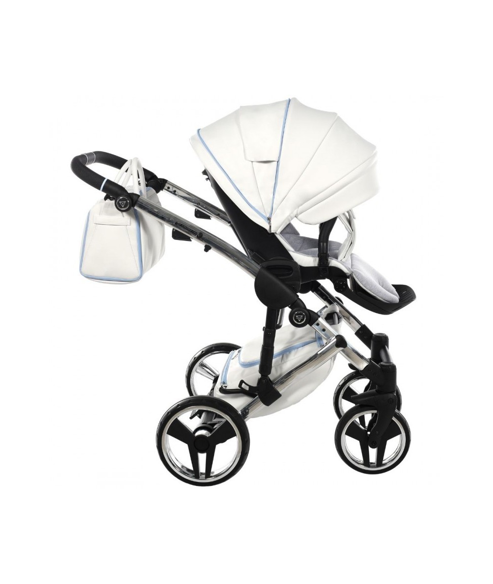 Коляска 2-в-1 Junama Candy – 02 Blue/White — изображение 10