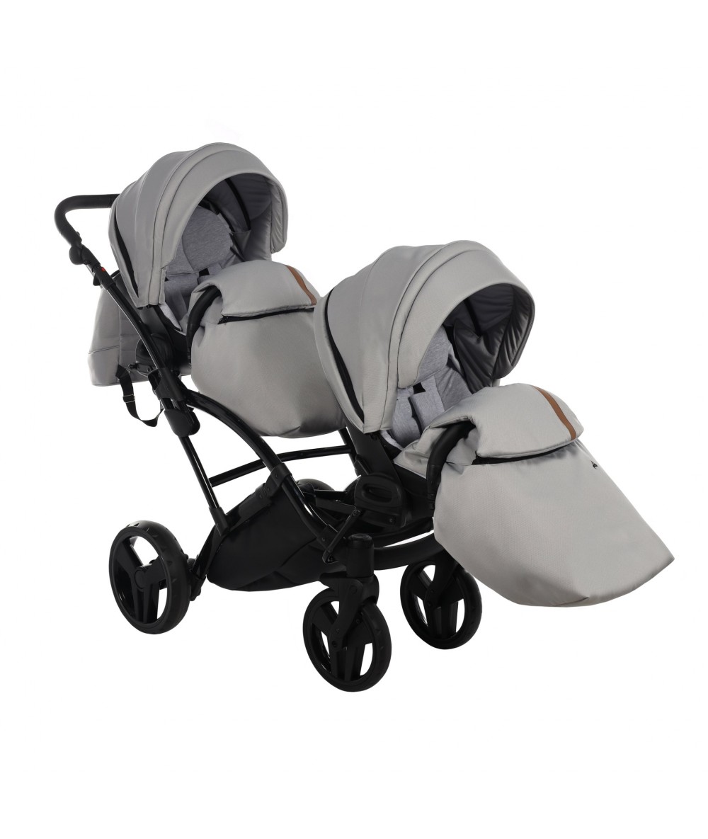 Carucior 2-in-1 Junama SPACE DUO SLIM ECCO – Gray 01 - imagine 3