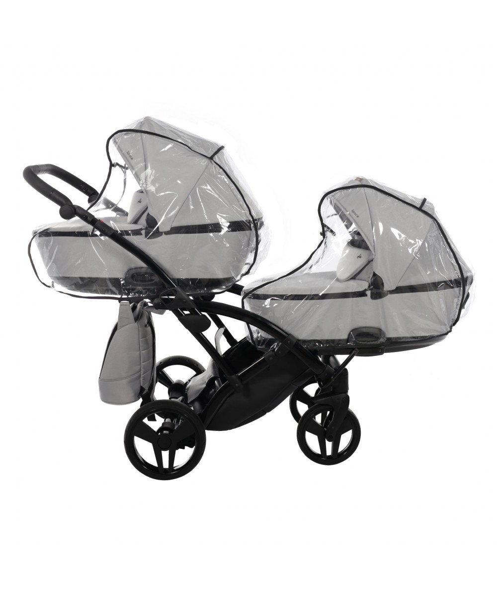 Carucior 2-in-1 Junama SPACE DUO SLIM ECCO – Gray 01 - imagine 5
