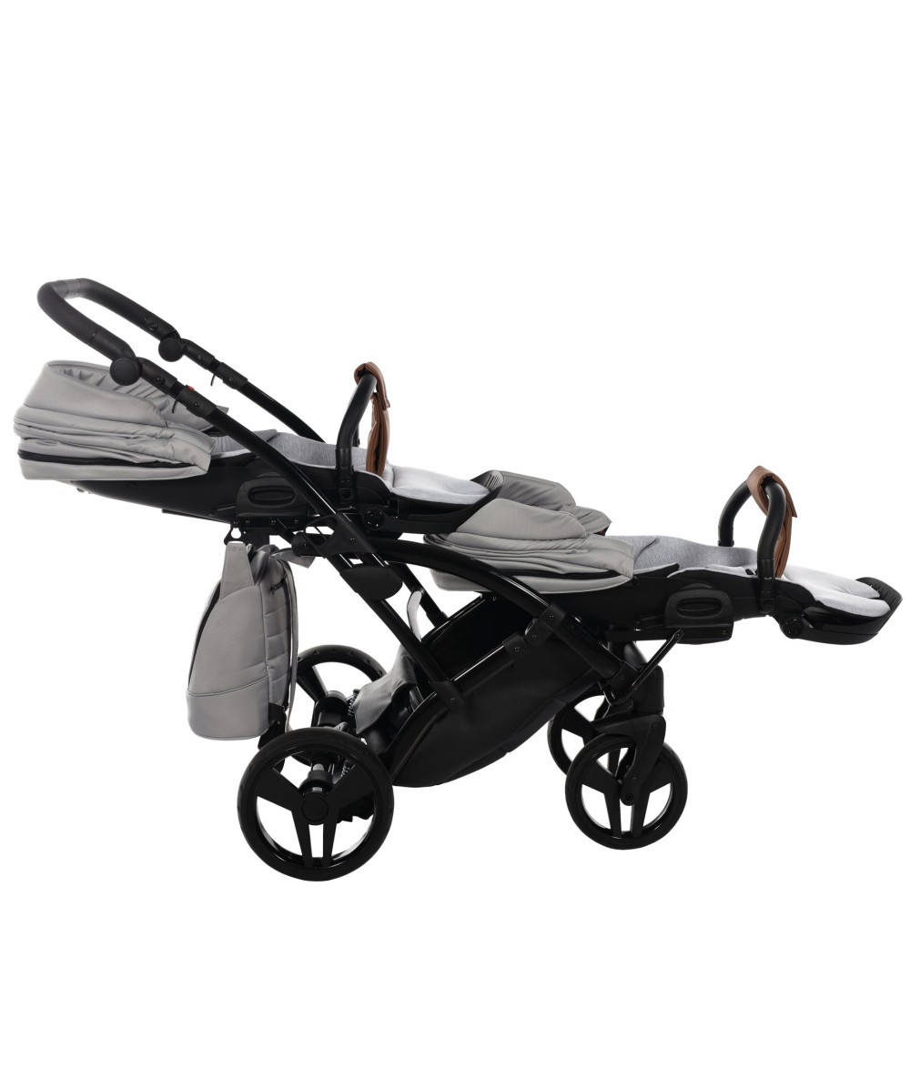 Carucior 2-in-1 Junama SPACE DUO SLIM ECCO – Gray 01 - imagine 9