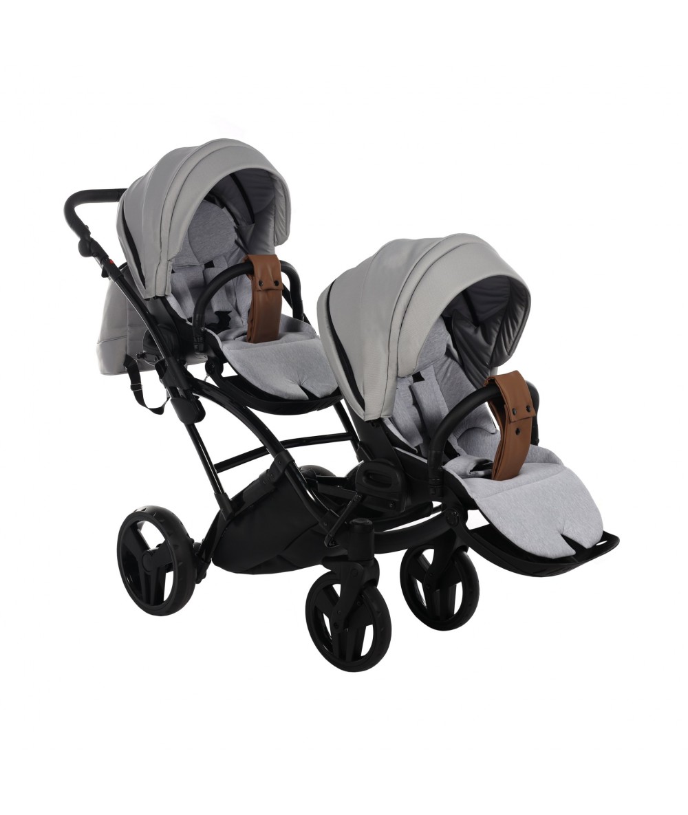 Carucior 2-in-1 Junama SPACE DUO SLIM ECCO – Gray 01 - imagine 4