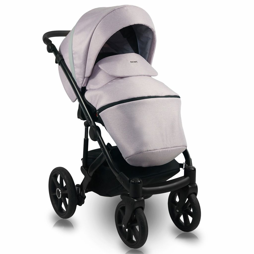 Cărucior 3 in 1 Bexa IDEAL 2.0 – ID06 Gray/Mulbery - imagine 3