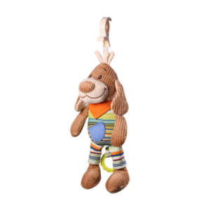 Музыкальная игрушка вельвет собака