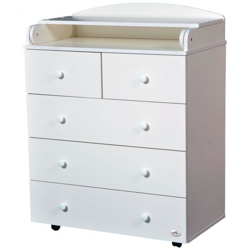Детский комод Oliver Mario Plus (1054) Белый