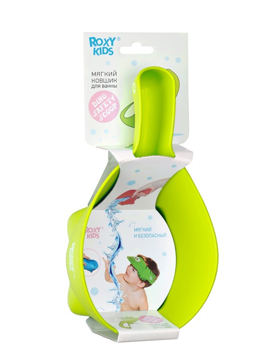 Ковшик для мытья головы Roxy Kids DINO SAFETY SCOOP, Зеленый (RBS-003-GR) — изображение 13