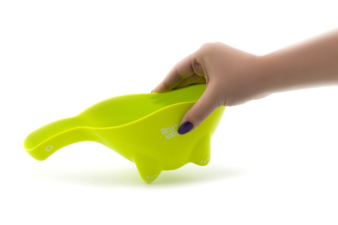 Ковшик для мытья головы Roxy Kids DINO SAFETY SCOOP, Зеленый (RBS-003-GR) — изображение 4