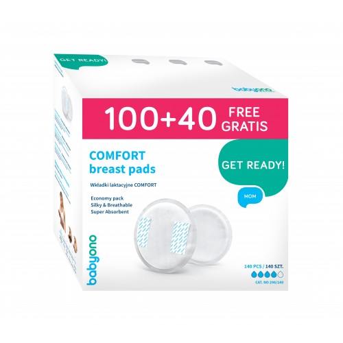 [:ru]Вкладыши лактационные COMFORT 100+40[:ro]Garnituri de etanșare COMFORT 100+40 buc[:]