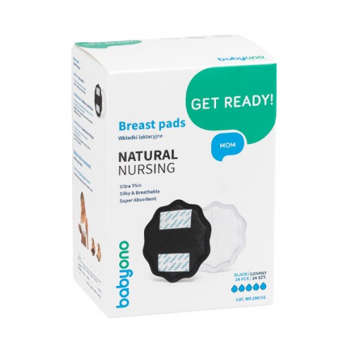 [:ru]Прокладки лактационные NATURAL NURSING чёрные 24 шт[:ro]Garnituri de etanșare NATURAL NURSING negru 24 buc[:]