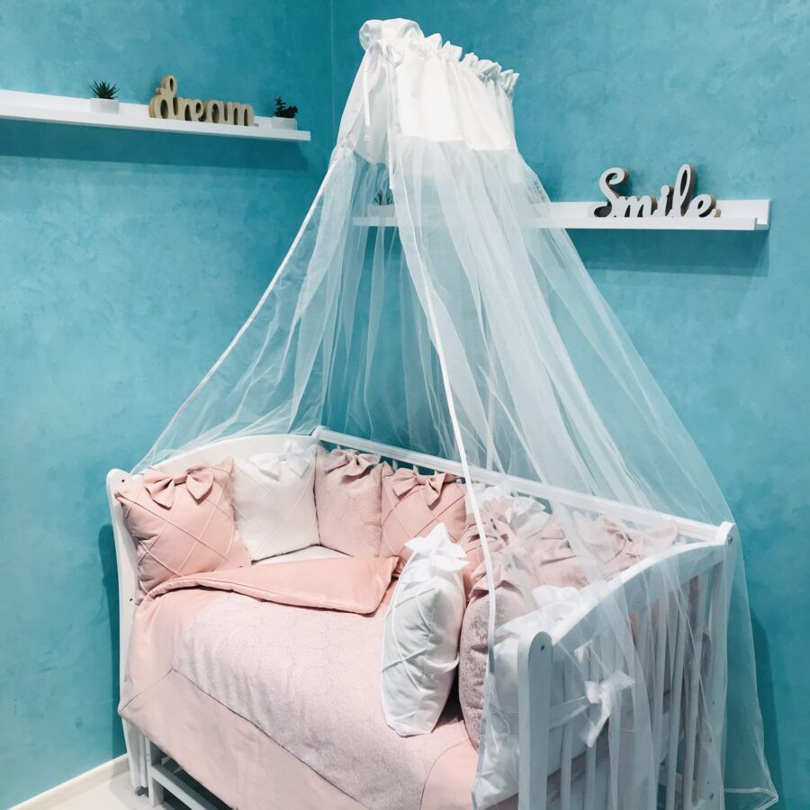 Набор детской постели12 подушек Satin Jacquard Pink Holala Kids - изображение 2