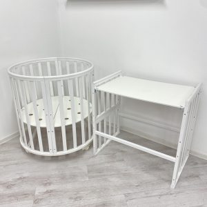 Детская кроватка Oliver Gabriella Plus 6 в 1 Белая (1026) Распакована - изображение 5
