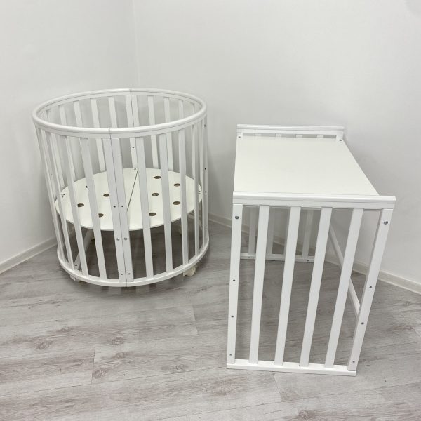 Детская кроватка Oliver Gabriella Plus 6 в 1 Белая (1026) Распакована