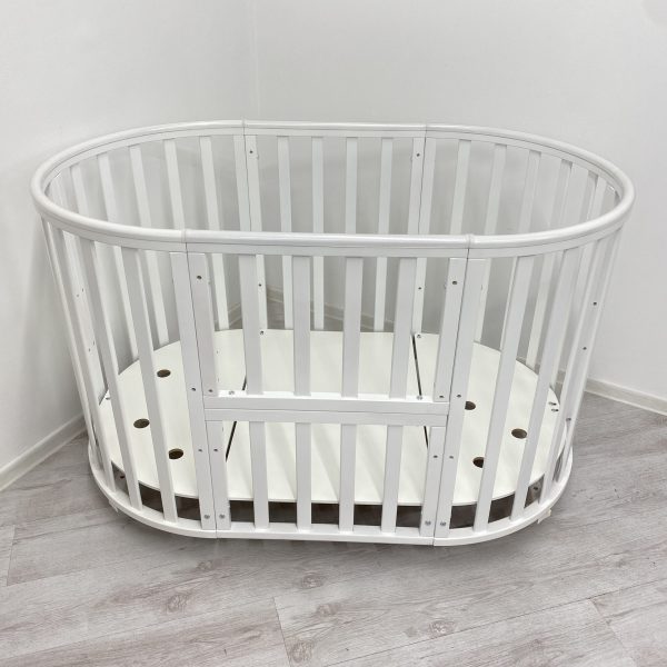 Детская кроватка Oliver Gabriella Plus 6 в 1 Белая (1026) Распакована