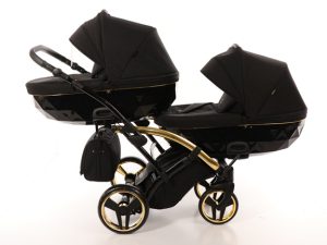 Коляска для двойни Junama Diamond Duo Slim Black - изображение 8