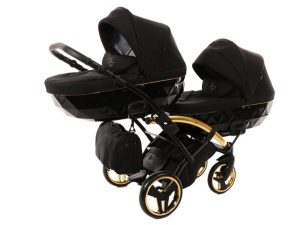 Коляска для двойни Junama Diamond Duo Slim Black - изображение 2