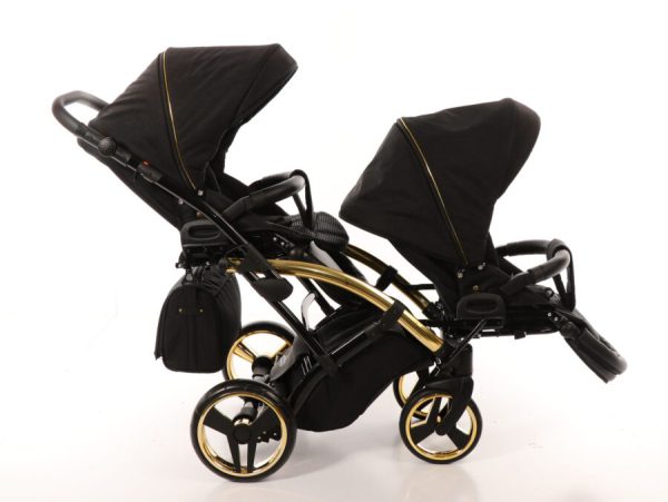 Коляска для двойни Junama Diamond Duo Slim Black