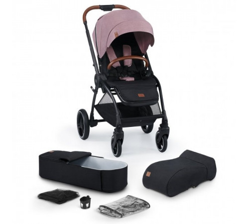 KinderKraft Cărucior 2-in-1 Evolution Cocoon marvelous pink - imagine 7