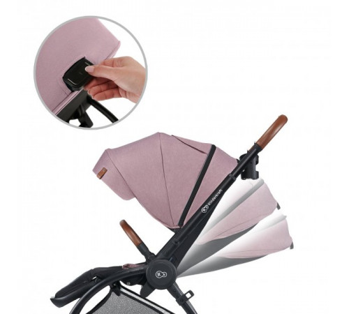 KinderKraft Cărucior 2-in-1 Evolution Cocoon marvelous pink - imagine 4
