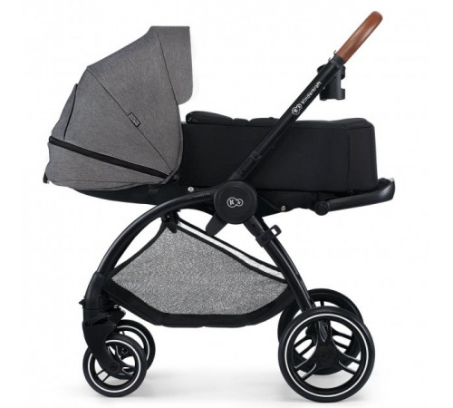 KinderKraft Коляска 2-в-1 Evolution Cocoon платиновый серый — изображение 7