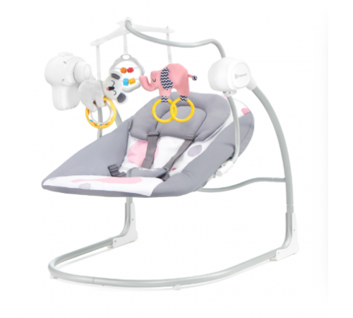 KinderKraft Электронные качели Minki розовый