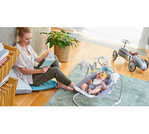 KinderKraft Электронные качели Minki розовый — изображение 9