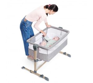 KinderKraft Колыбель Neste Air серый/дерево - изображение 8