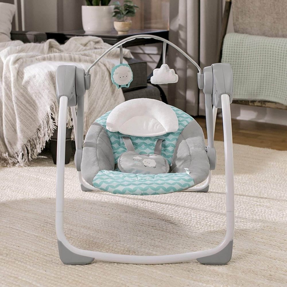 Музыкально-электронные качели Ingenuity Swingity Swing, Goji (12536) — изображение 3
