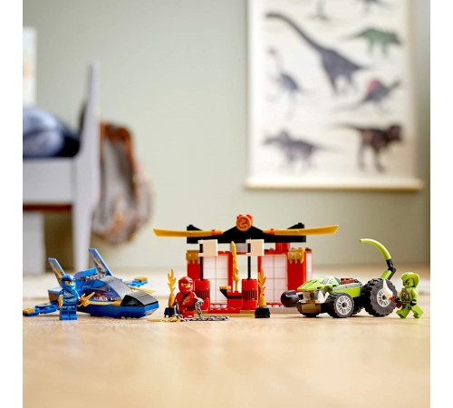 Lego Ninjago Constructor "Luptă împotriva unui luptător de furtuni" (165 el.) - imagine 2