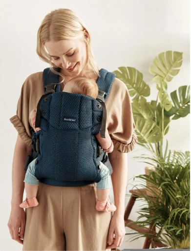 Marsupiu anatomic BabyBjorn Harmony Navy Blue, 3D Mesh (088008E1) - imagine 5