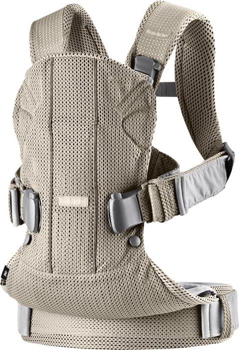 Анатомический рюкзак-кенгуру BabyBjorn One Air Greige, 3D Mesh - изображение 2