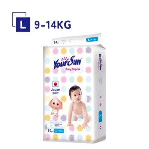 Подгузники YOURSUN размер L, 9-14 кг, 54 шт.