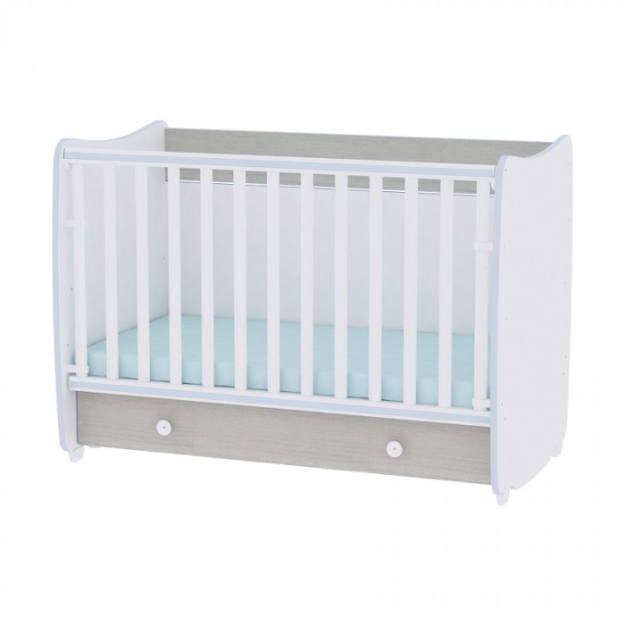 Pătuţ Lorelli DREAM New White Blue
